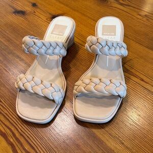 Dolce Vita nude braided sandals